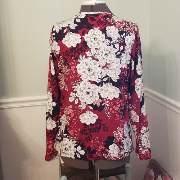 Croft & Barrow Vibrant V Neck - Picture 3 of 6